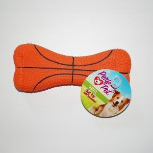 **HOST PICK**Perfect Pet Vinyl Basketball Bone Squeak Toy